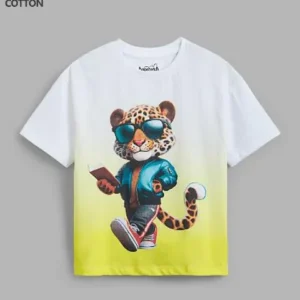 Yellow & White Kids Tshirt